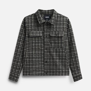 [New2] Áo Khoác Nam Passion The Checked Snap, Chất Vải Cotton Blend Thoải Mái, AK0084, SOMEHOW