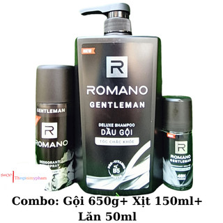  Combo Hương Nước Hoa Romano Gentleman 