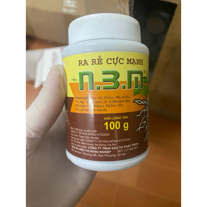 Phân bón kích rễ N3M 100gr, siêu ra rễ