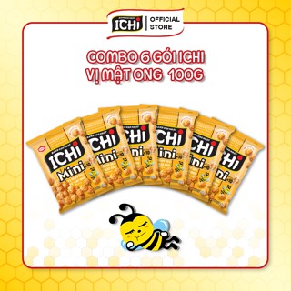 Combo 6 gói 150g Bánh gạo Nhật ICHI Mini mật ong