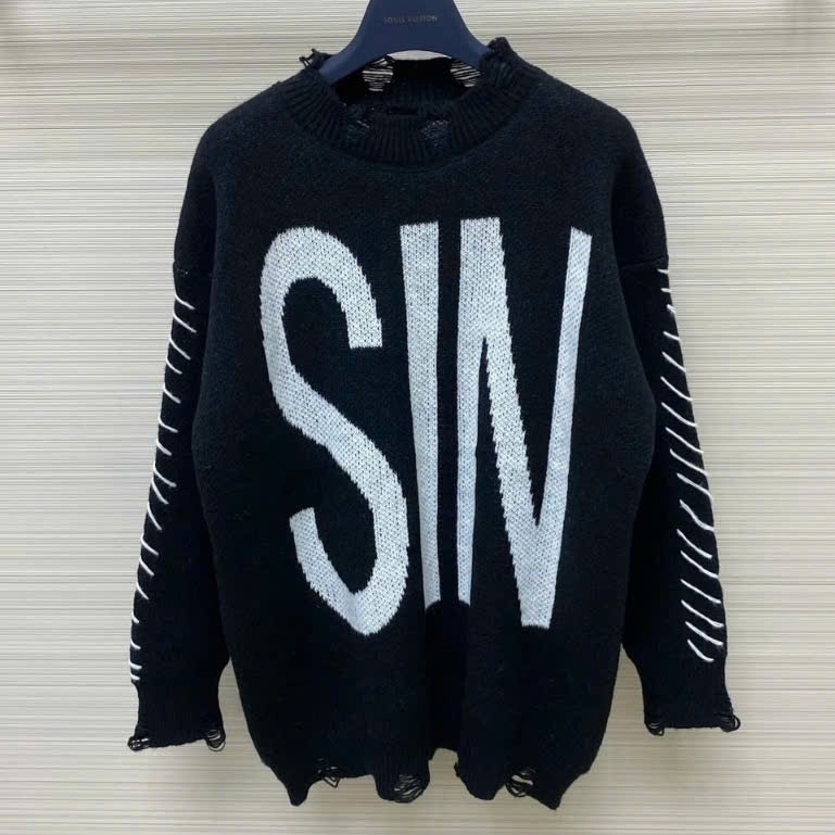 Áo Len Sọc Vằn Nam Nữ Dệt Kim Thiết Kế Form Rộng - Áo Len Uzzang Hotrend, Áo Len Sọc Vằn Chất Len Dà