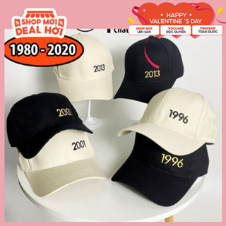 Mũ lưỡi trai năm sinh | Nón kết thêu chữ Memorie phong cách Hàn Quốc Unisex Nam Nữ 2024