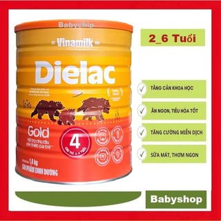 [MẪU MỚI] Sữa Bột Dielac Alpha gold 3,4 1.4kg [Date 2027]