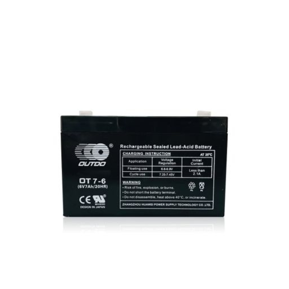 Ắc quy OUTDO OT7-6 6v 7ah dùng cho đồ chơi trẻ em , ô tô đồ chơi , cân điện tử
