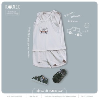 Bộ ba lỗ HRNEE vải sợi sồi Modal