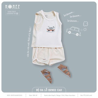 Bộ ba lỗ HRNEE vải sợi sồi Modal