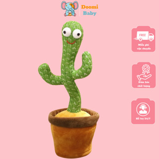 Xương Rồng Nhảy Múa Loại Sạc Cao Cấp, Cây Xương Rồng Biết Nói Nhại Tiếng Doomi Store - HT170