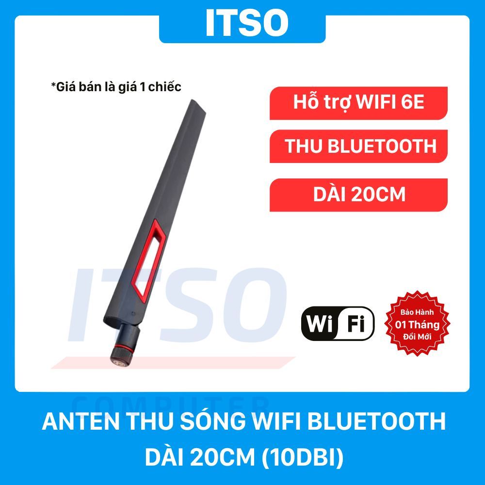 Anten Asus Rog Strix 10 dbi cho card wifi, usb wifi, router wifi,..