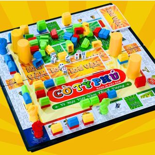 Cờ Tỷ Phú BENRIKIDS Phiên Bản Các Tỉnh Thành Việt Nam, Cờ Boardgame Dạy Con Làm Giàu