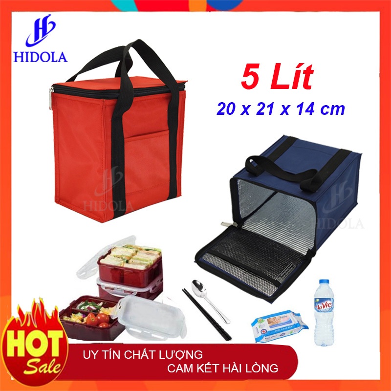 Túi giữ nhiệt đựng cơm văn phòng 7042, 5 Lít