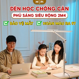 Đèn học để bàn chống cận bảo vệ mắt, đèn bàn làm việc Mopi Light chân đế/ kẹp bàn ánh sáng không nhấp nháy RA/CRI 95-97