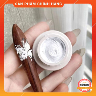  Gel thạch cao lì mịn trắng dùng vẽ nặn đắp hoa gel bướm nổi 5g - Trang trí móng chuyên dùng làm nail 