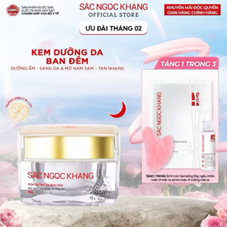  Kem Dưỡng Da Ban Đêm Sắc Ngọc Khang 30g chiết suất từ thiên nhiên giúp dưỡng ẩm ngừa lão hóa & mờ nám sạm tàn nhan 