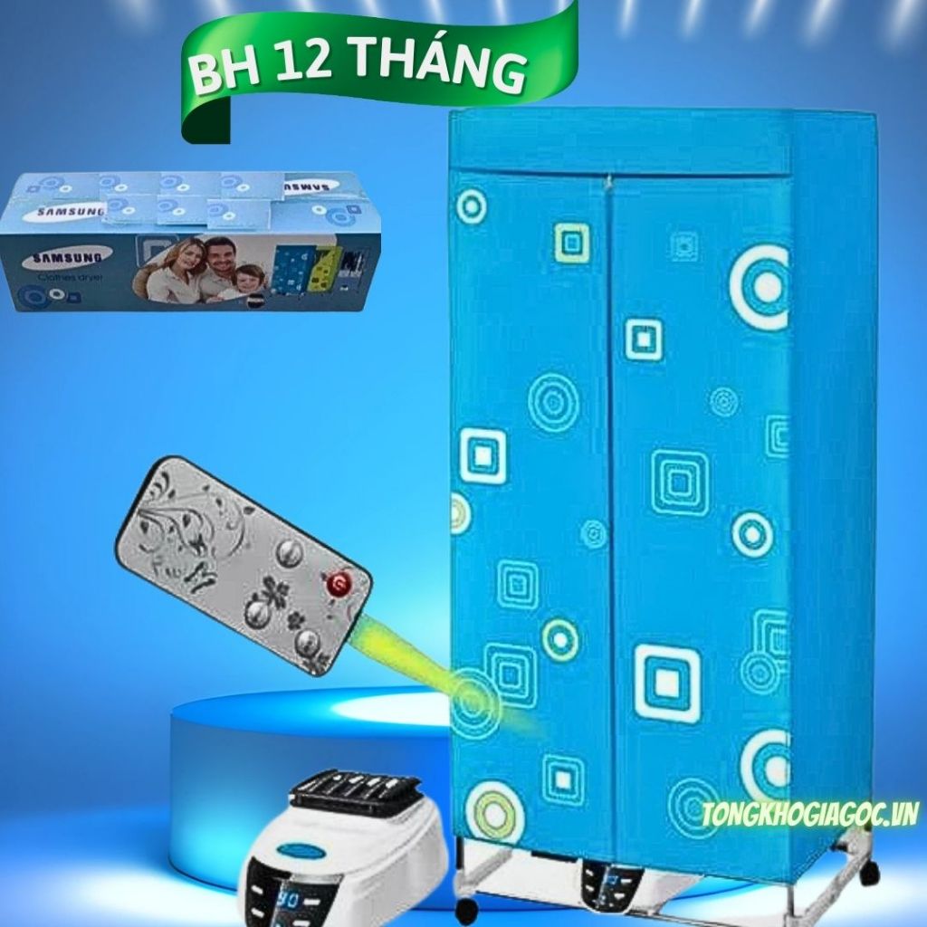 💥𝑴𝒊𝒆̂̃𝒏 𝑺𝒊́𝒑💥TỦ SẤY QUẦN ÁO CAO CẮP LOẠI 1 CÔNG SUẤT CAO 1500W  ĐIỀU KHIỂN TỪ XA. BẢO HÀNH 12 THÁNG