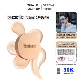 Kem Nền Butti Color Siêu Tốc Che Khuyết Điểm 2 Trong 1 Dưỡng Ẩm Kiềm Dầu Lâu Trôi TINA LÊ MAKE UP