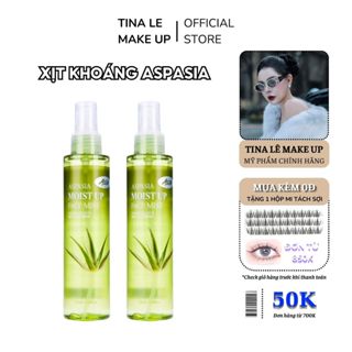 Xịt Khoáng Lô Hội Aspasia Moist Up Face Mist Hàn Quốc 150ML Khoáng Nha Đam Dưỡng Trắng Da Chính Hãng TINA LÊ MAKE UP