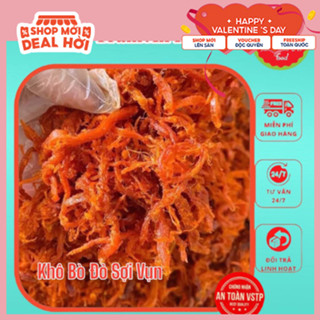 500g KHÔ BÒ SỢI VỤN Loại 1-dùng trộn bánh tráng, cuộn bánh tráng bơ