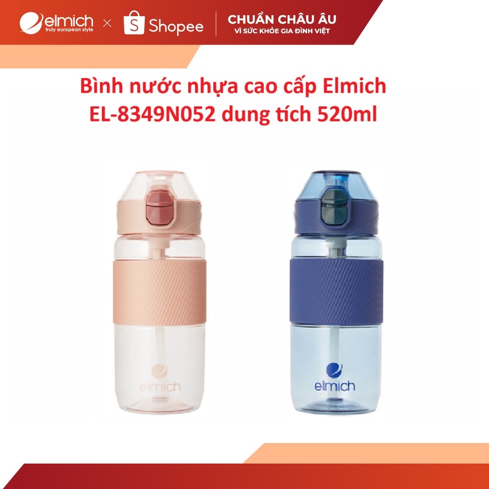  Bình nước nhựa cao cấp Elmich EL-8349N052 dung tích 520ml 