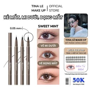 Bút Kẻ Mắt Eyeliner Vẽ Mi Dưới Vẽ Bọng Mắt SWEET MINT Chính Hãng Siêu Mảnh Mềm Mại Lâu Trôi Bền Màu
