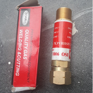Van chống cháy ngược Oxy hoặc Nitơ mã 288 (Lắp vào đồng hồ), Ren 17mm (3/8)