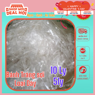10kg BÁNH TRÁNG SỢI DÀY 10ly dùng làm bánh tráng trộn