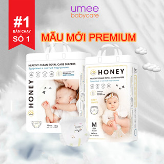 Bỉm Tã Quần/Dán Momo Honey Thấm Hút, Mềm Mịn, An Toàn Cho Bé Đủ Size  NB/S/L54/M60/XL50/XXL48/XXXL46