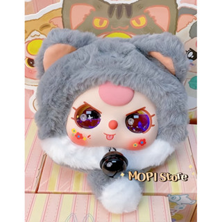 (Sẵn Hoả Tốc) Baby Three Mèo Thần Tài - Lucky Cat - Túi khoá kéo - CHÍNH HÃNG CÓ TEM - Blind box hộp mù - Gấu bông
