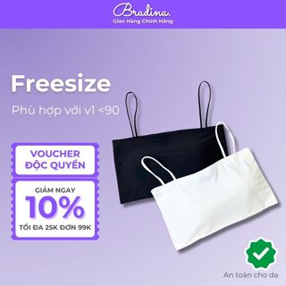 Áo Basic Bra quây ngực 2 dây đệm mỏng nâng ngực, dáng croptop ôm, thoáng mát AQ5