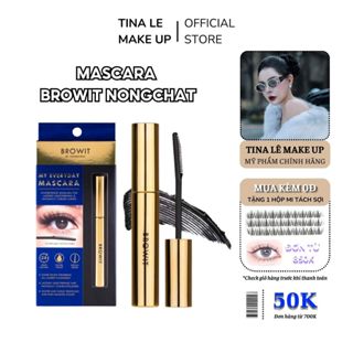 Mascara Nongchat Browit 5.5g Siêu Tơi Dài Và Cong Mi TINA LÊ MAKE UP