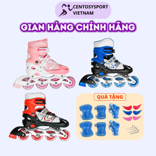 Giày Patin Trẻ Em CENTOSY BEAR - Có Đèn Bánh, Form Chắc Chắn, Phanh Chân An Toàn - Centosy Sport Việt Nam