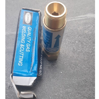 Van chống cháy ngược Oxy - Nitơ mã 288 (Lắp vào đồng hồ), Ren 17mm (3/8)
