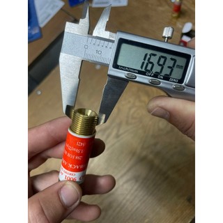 Van chống cháy ngược Oxy - Nitơ mã 288 (Lắp vào đồng hồ), Ren 17mm (3/8)