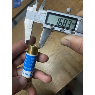 Van chống cháy ngược Oxy - Nitơ mã 288 (Lắp vào đồng hồ), Ren 17mm (3/8)