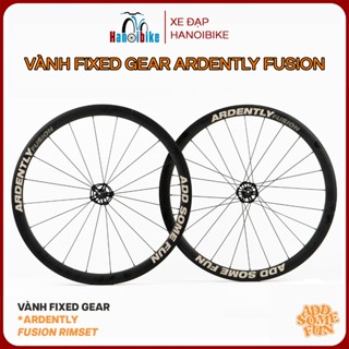 Vành xe đạp Fixed Gear Ardently Fusion 700C nhôm độ cao vành 4cm kèm hub