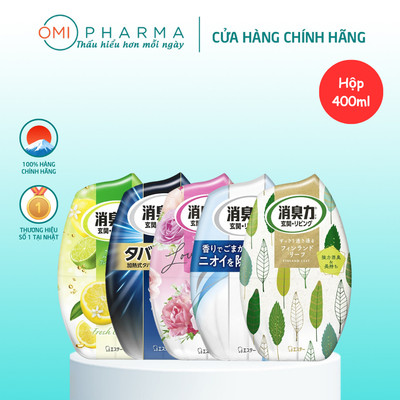 Hộp Khử Mùi & Làm Thơm Phòng Shoshuriki Nhiều Mùi Hương Nhật Bản (Hộp 400ml)