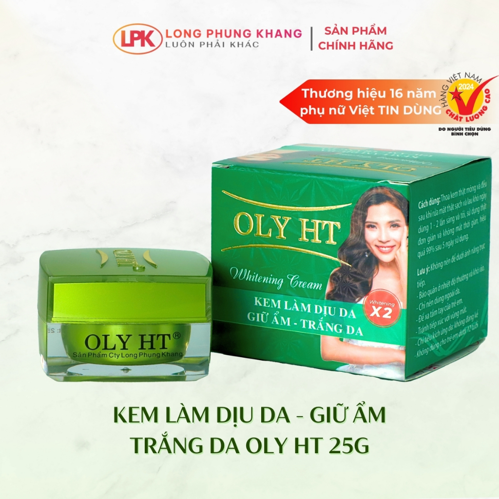 Kem Phục Hồi - Tái Tạo - Chống Lão Hóa - Dưỡng Trắng Da OLY HT 25G OLY-012