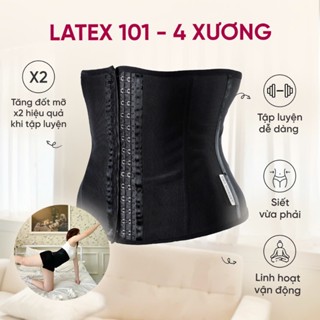 Đai Nịt Bụng Latex Chuẩn Quốc Tế VIETCORSET Gen Giảm Mỡ Bụng Siết Eo Sau Sinh 4 Xương Phù Hợp Tập Gym Yoga 101