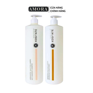 Dầu Gội Xả Kosifate Collagen Dưỡng Sinh Sạch Gàu Mềm Mượt 1000ml