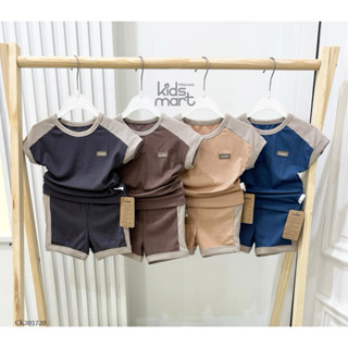 Cookie - Bộ quần áo cộc phối vai Sporty cho bé CK203720