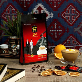 Date T2/27 Cà phê hoà tan trung nguyên G7 3in1 - Bịch 100 sticks 16gr