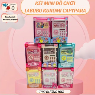 Két mini đựng tiền-két sắt mini cho bé (Ảnh Tự Chụp).Đồ chơi baby three,đồ chơi kuromi-hộp đựng tiền tiết kiệm