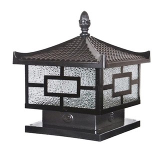 Đèn trụ cổng, đèn gắn đầu cột  NHÔM đúc phi 400