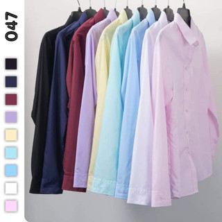 (HỎA TỐC HCM) NHIỀU MÀU Áo sơ mi Thái Hoà cotton mềm mại 047 TAY DÀI và TAY NGẮN