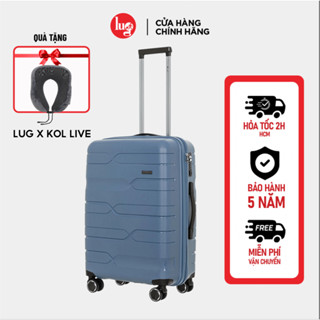   LUG X KOL LIVE  Vali Du Lịch LUG Lusetti LS802 Size20 24 Nhựa PP Chống Bể vỡ - Hạn Chế Trầy Xước - Khóa Số TSA 