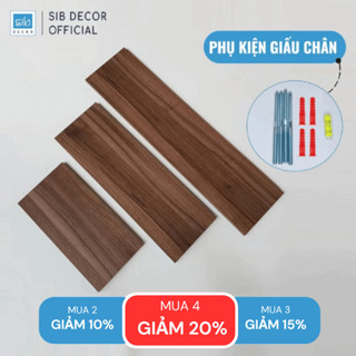 [Mua 3 giảm 15%] Kệ Ngang Rộng 20cm, Dài 40/60/80cm, Thanh Gỗ 17mm Decor Trang Trí Treo Tường KT003