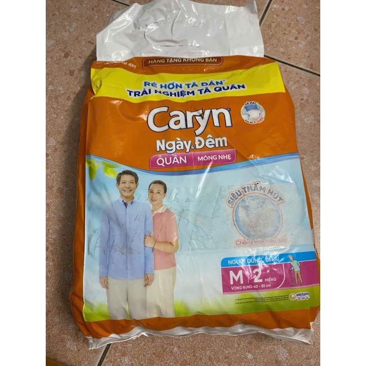 30 miếng bỉm quần caryn mỏng nhẹ size M/ L/XL(hàng khuyến mại)