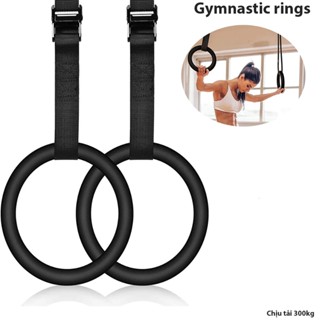 Vòng treo xà dây treo khóa kim loại tập dip với xà đơn, gymnastic ring xà tay tập gym, tập calisthenics nam nữ