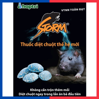 Thuốc diệt chuột Storm Thế Hệ Mới, (gói 20 viên) Thuốc chuột Storm