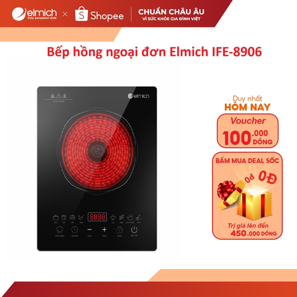 Bếp hồng ngoại đơn Elmich IFE-8906