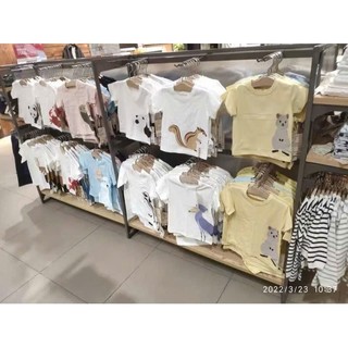 áo phông trẻ em mu ji cotton hè mát
